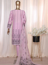 Anmol By HZ Textile Chikankari Embroidered Lawn 3 Piece Unstitched Suit HZ24AV2 ACE-23462